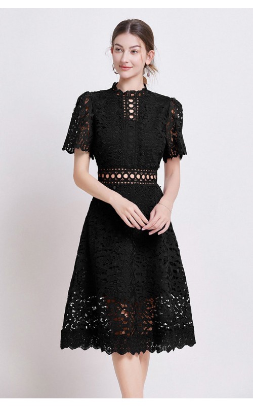 4✮- OQFMY13037 - Knee Dress (Small Cut)