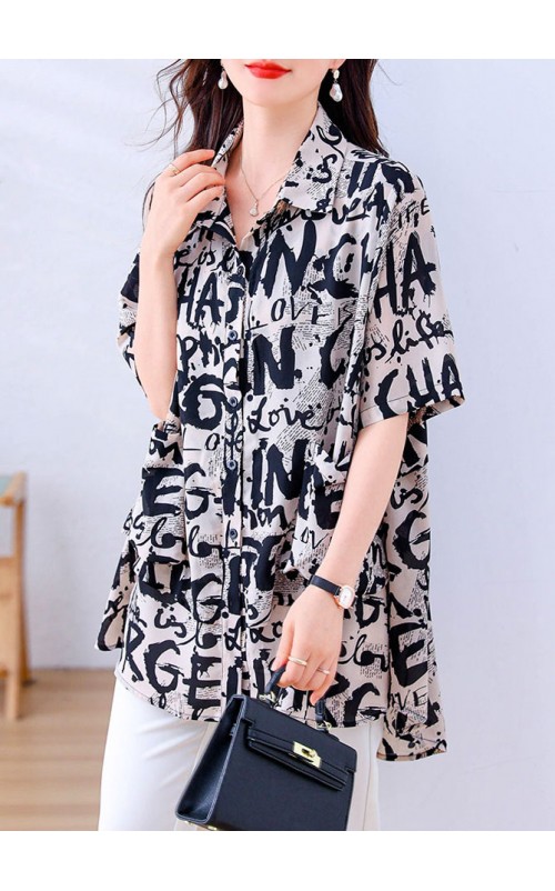 4✮- OQFMY6721 - Long Casual Shirt