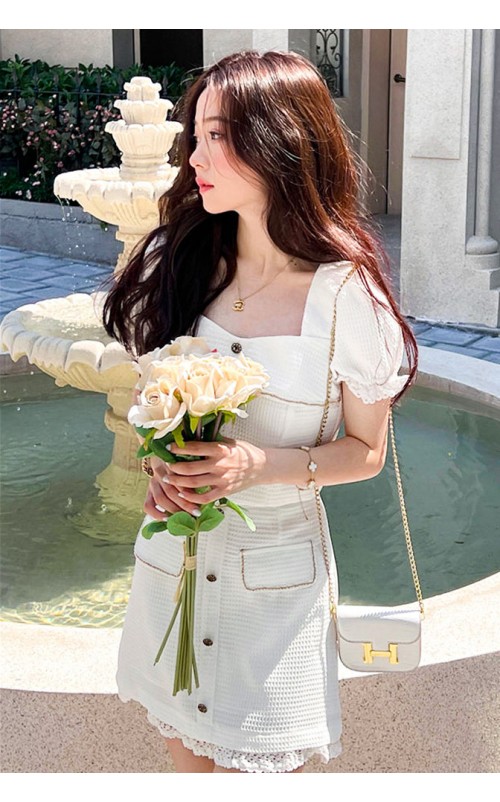 4✮- OQFMY70048 - Mini Dress (Top+Skirt)