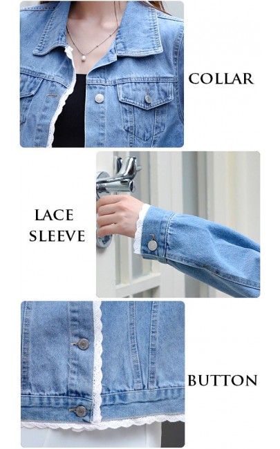 4✮- OQFMY70198 - Denim Coat 4✮- OQFMY70198 - Denim Coat