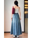 4✮- ORFMY13547 - Denim Midi Skirt