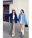 4✮- ORFMY70338 - Oversizes Denim Top