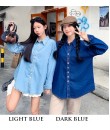 4✮- ORFMY70338 - Oversizes Denim Top