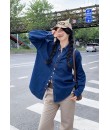 4✮- ORFMY70338 - Oversizes Denim Top
