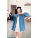 4✮- ORFMY70338 - Oversizes Denim Top