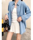 4✮- ORFMY70338 - Oversizes Denim Top