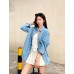 4✮- ORFMY70338 - Oversizes Denim Top