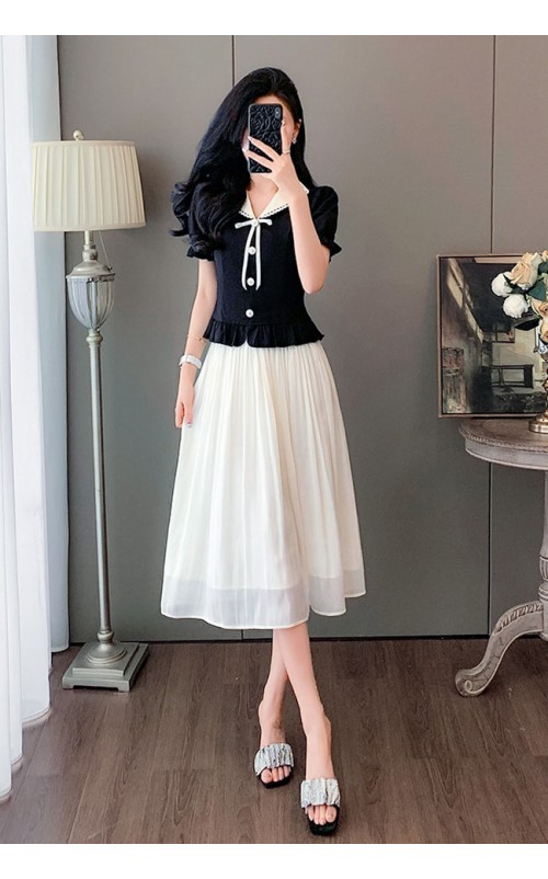 4✮- OSFBY9140 - Midi Dress (Top+Skirt) (Small Cut) 4✮- OSFBY9140 - Midi Dress (Top+Skirt) (Small Cut)