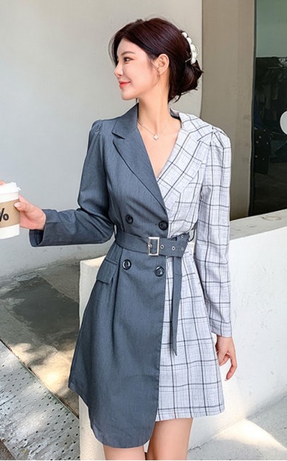 4✮- OSFMY13735 - Long Coat / Mini Dress