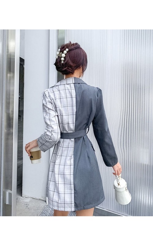 4✮- OSFMY13735 - Long Coat / Mini Dress