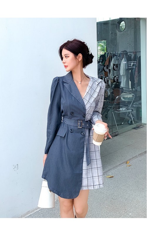 4✮- OSFMY13735 - Long Coat / Mini Dress