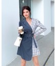 4✮- OSFMY13735 - Long Coat / Mini Dress