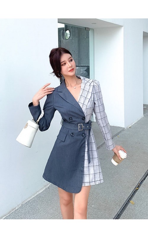 4✮- OSFMY13735 - Long Coat / Mini Dress