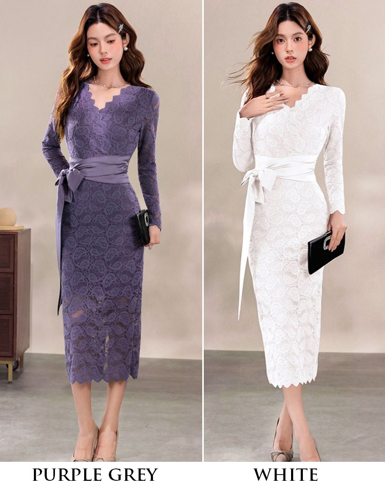 4✮- OSFMY13743 - Bodycon Midi Dress