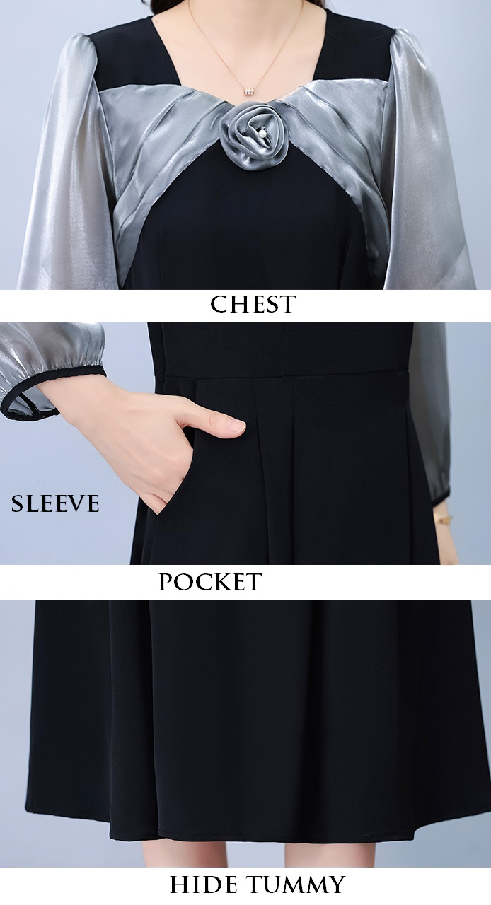 4✮- OSFMY13809 - Knee Dress (Small Cut)