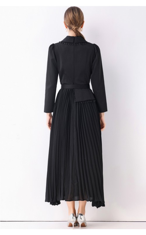 4✮- OSFMY13879 - Dinner Coat Midi Dress 4✮- OSFMY13879 - Dinner Coat Midi Dress