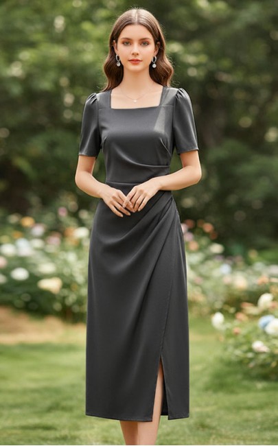 4✮- OSFMY13893 - Knee Dress
