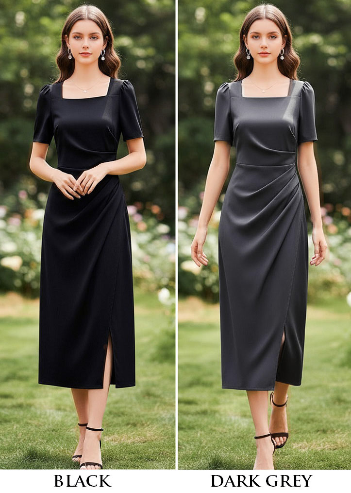 4✮- OSFMY13893 - Knee Dress