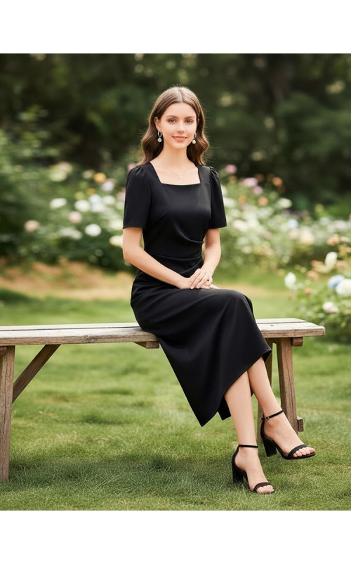 4✮- OSFMY13893 - Knee Dress 4✮- OSFMY13893 - Knee Dress