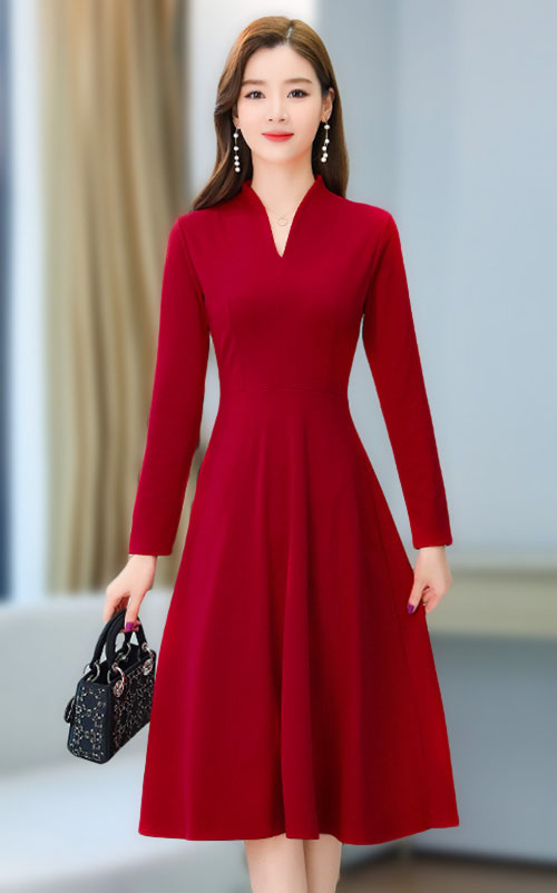 4✮- OSFMY13913 - Knee Dress 4✮- OSFMY13913 - Knee Dress