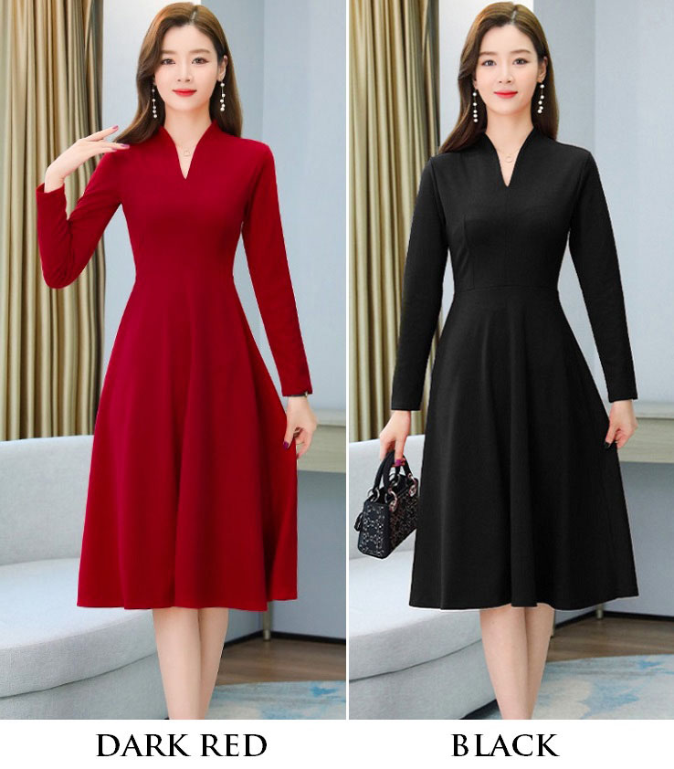 4✮- OSFMY13913 - Knee Dress