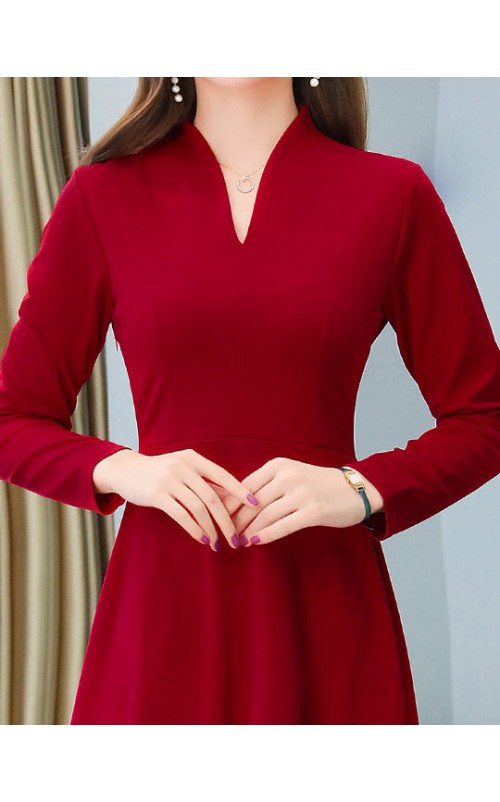 4✮- OSFMY13913 - Knee Dress 4✮- OSFMY13913 - Knee Dress