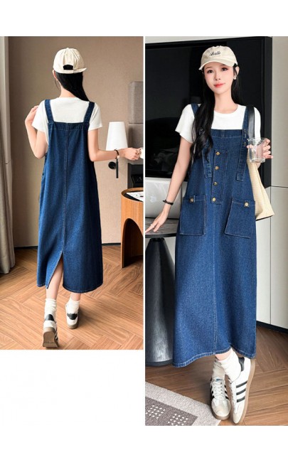 4✮- OSFMY13939 - Denim Pinafore 4✮- OSFMY13939 - Denim Pinafore
