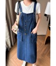 4✮- OSFMY13939 - Denim Pinafore 4✮- OSFMY13939 - Denim Pinafore