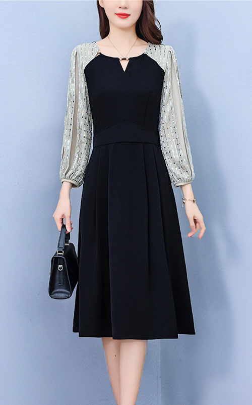 4✮- OSFMY8735 - Knee Dress 4✮- OSFMY8735 - Knee Dress