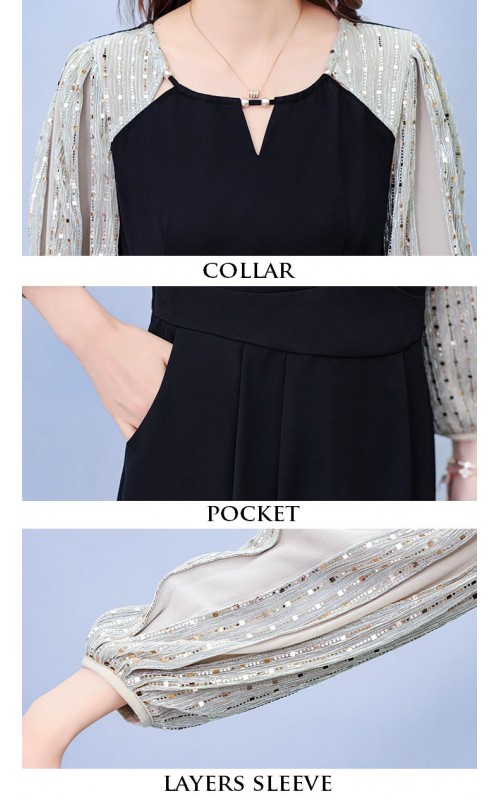 4✮- OSFMY8735 - Knee Dress 4✮- OSFMY8735 - Knee Dress