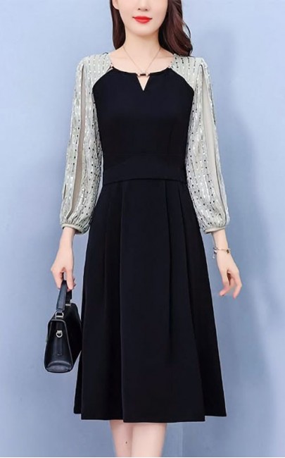 4✮- OSFMY8735  - Knee Dress