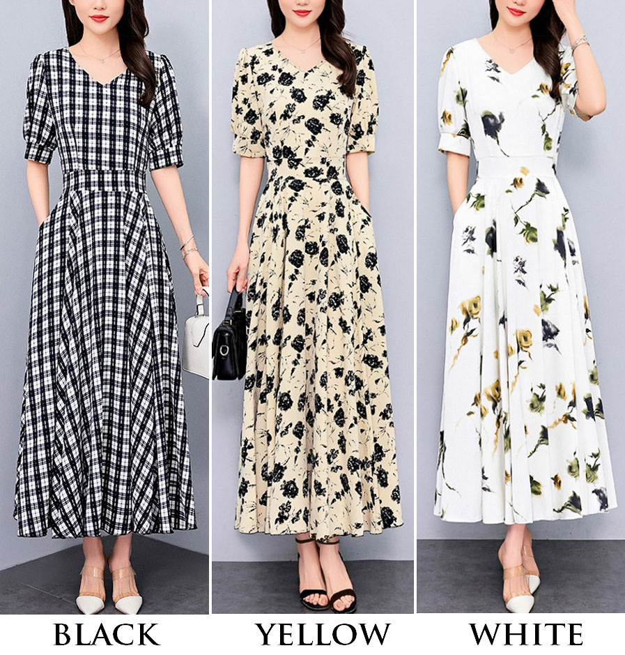 4✮- OTFMY13383 / MY13386 / MY13387 - Midi Dress