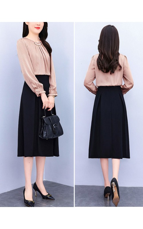 4✮- OTFMY13814 - Knee Dress (Small Cut)