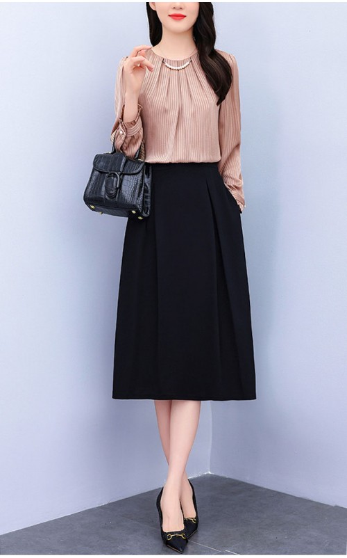 4✮- OTFMY13814 - Knee Dress (Small Cut)