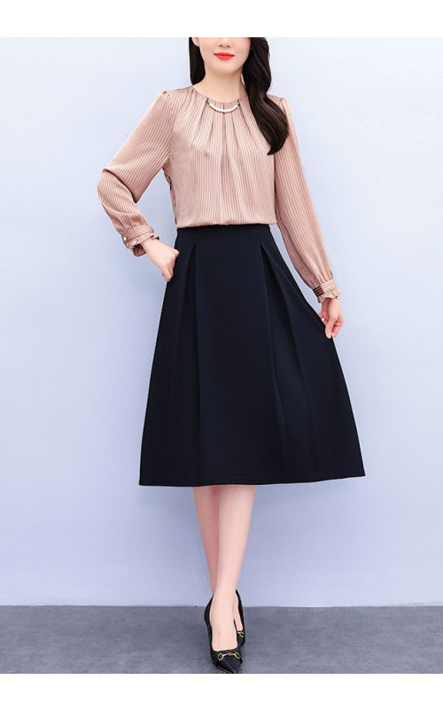 4✮- OTFMY13814 - Knee Dress (Small Cut)