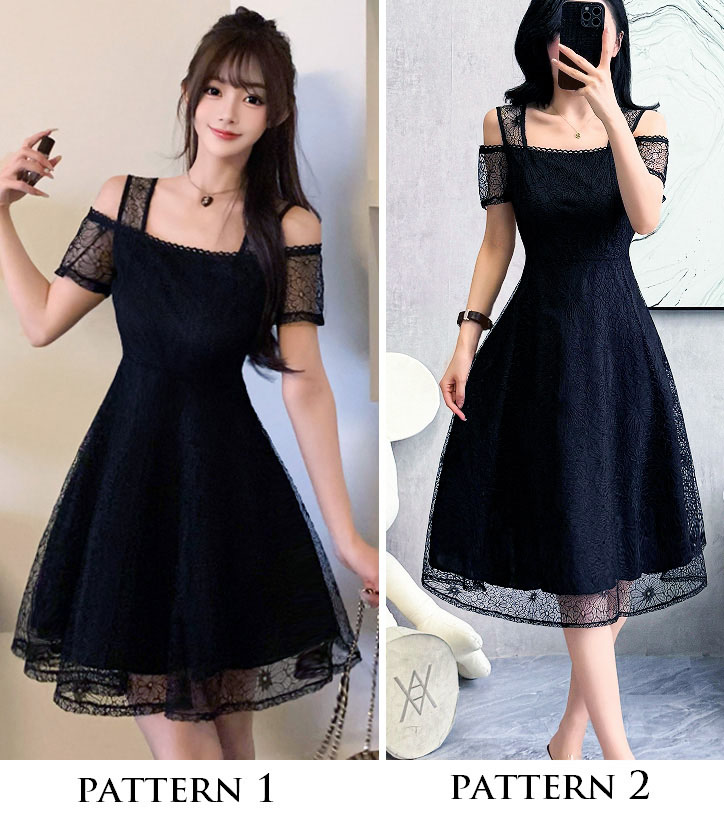 4✮- OTFMY14171 - Mini / Knee Dress