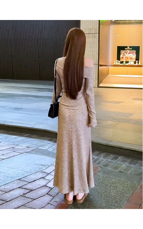 4✮- OTFMY14267 - Midi Dress (Top+Skirt) (Small Cut)