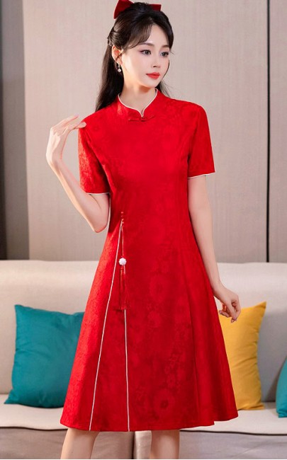 4✮- OTFMY14352 - Knee Dress