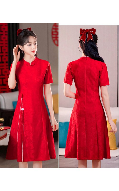 4✮- OTFMY14352 - Knee Dress