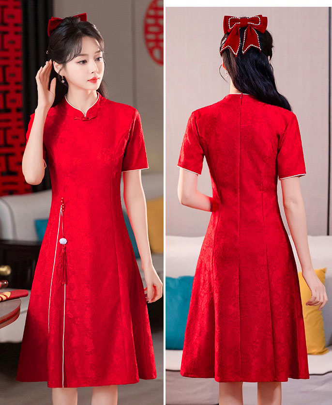 4✮- OTFMY14352 - Knee Dress