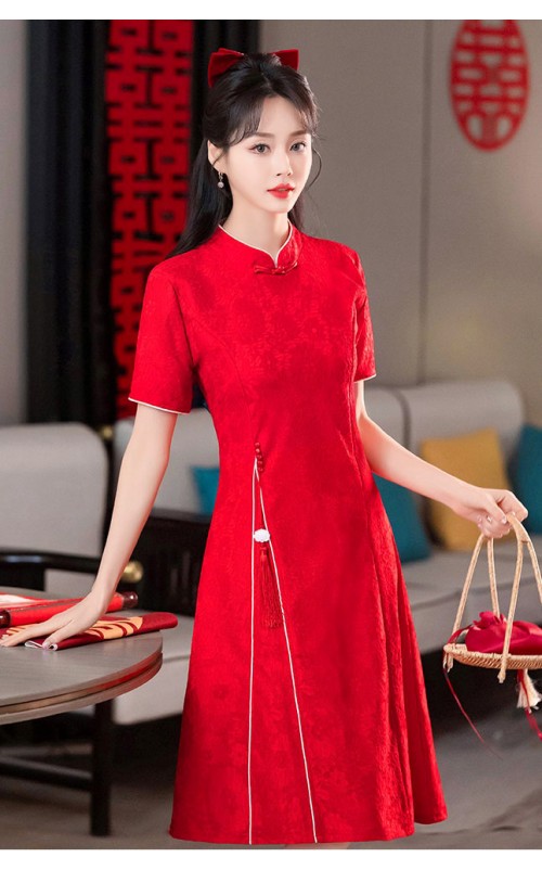 4✮- OTFMY14352 - Knee Dress