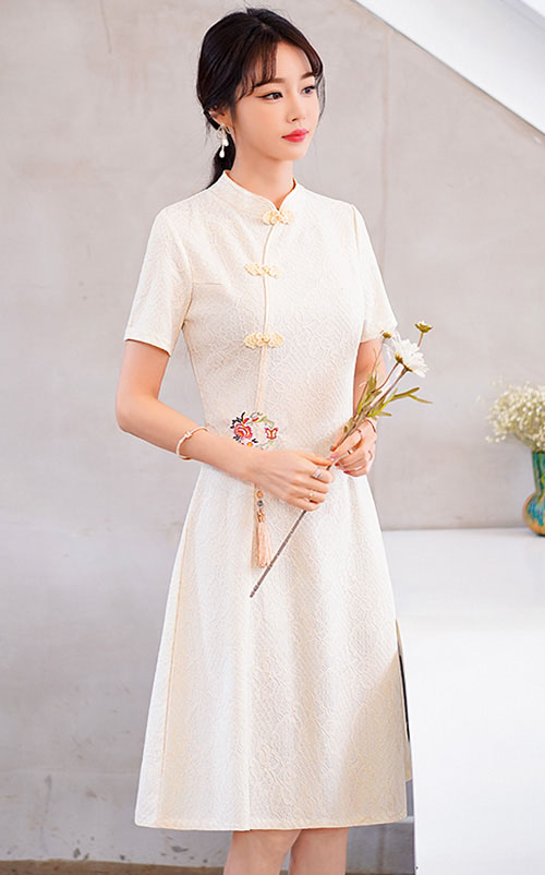 4✮- OTFMY14358 - Knee Dress