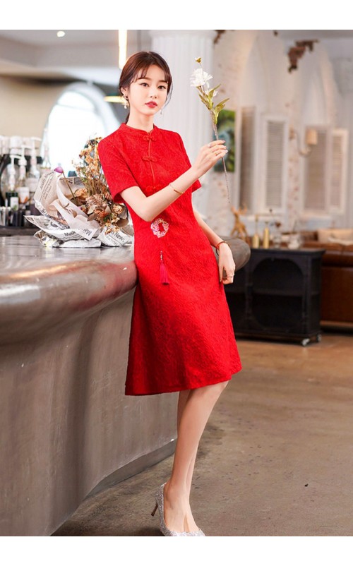 4✮- OTFMY14358 - Knee Dress