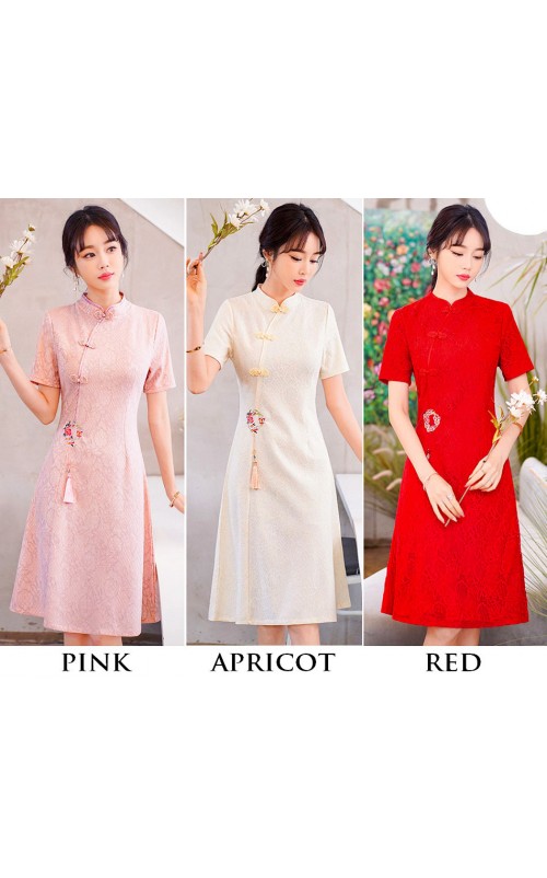 4✮- OTFMY14358 - Knee Dress