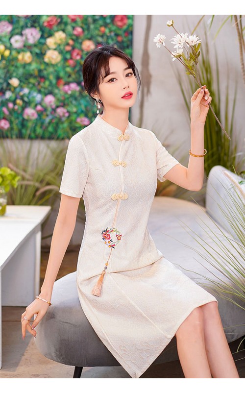 4✮- OTFMY14358 - Knee Dress