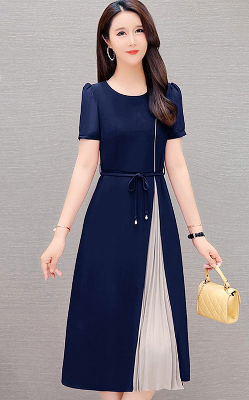 4✮- OTFMY14381 - Knee Dress (Small Cut)