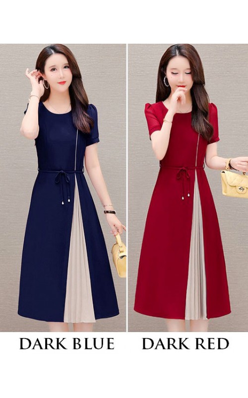 4✮- OTFMY14381 - Knee Dress (Small Cut)