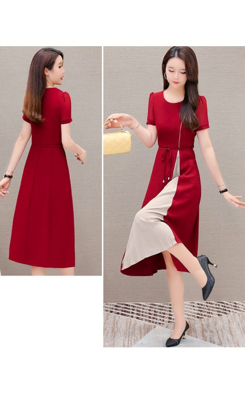 4✮- OTFMY14381 - Knee Dress (Small Cut)