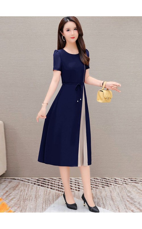 4✮- OTFMY14381 - Knee Dress (Small Cut)