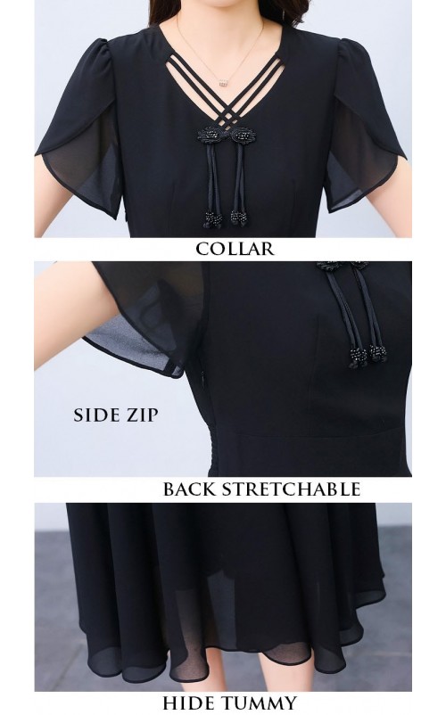 4✮- OTFMY14382 - Midi Dress